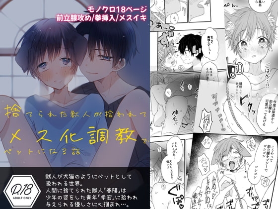 【BL】捨てられた獣人が拾われてメス化調教でペットになる話 [ショタおじさんを推せ] | DLsite がるまに