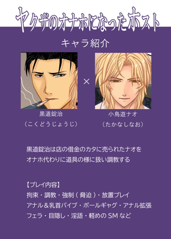 ヤクザのオナホになったホスト [エルドラド工房] | DLsite がるまに