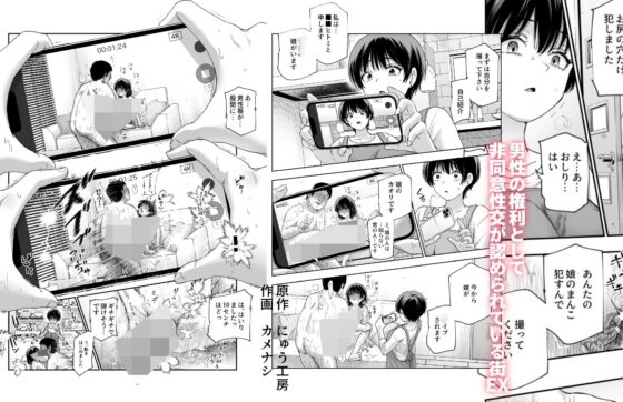 男性の権利として非同意性交が認められている街EX いかなる場合も男性の性的欲求を優先することとする