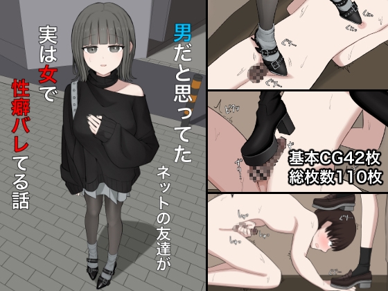 男だと思ってたネットの友達が実は女で性癖バレてる話 [顔印象零] | DLsite 同人 – R18