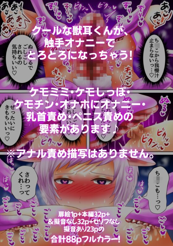 発情期の犬耳くんは触手オナニーが我慢できない! [昼のフェザーエース&夜のふぇざーえっち] | DLsite がるまに