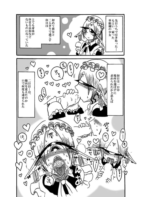 未開の地で拾った謎言語単眼ちゃんをメイドとして雇っていちゃらぶする本3 [悪癖] | DLsite 同人 - R18