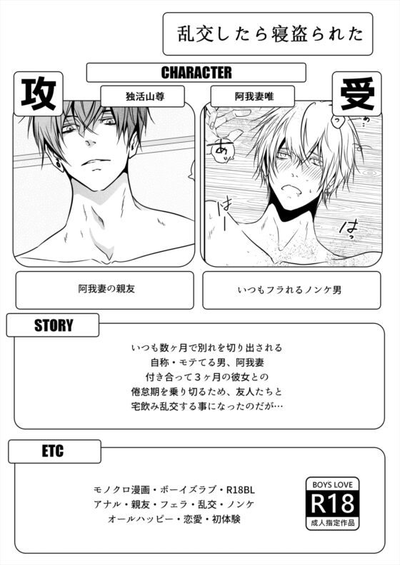 乱交したら寝盗られた [ANARCHYSEVEN] | DLsite がるまに