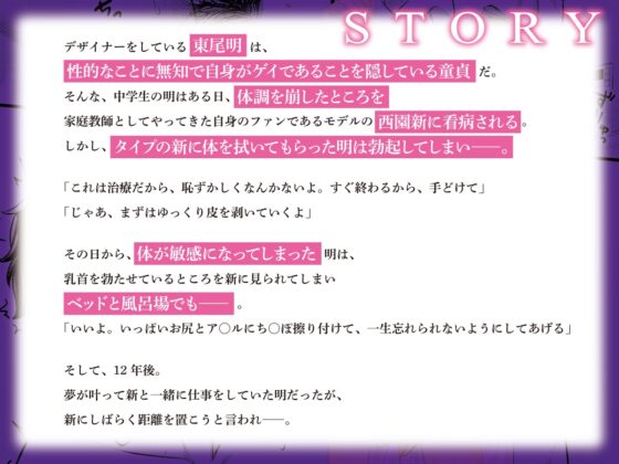 純粋無垢なデザイナーはイケメンモデルにラブラブ調教される [あまあまの] | DLsite がるまに