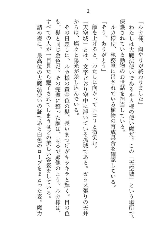 大魔法使い様からえっちで魔力供給してもらってる使い魔ですが元の世界に帰ろうとしたら監禁拘束&オモチャ責めでトロトロおまんこ中出し調教されちゃいました [さみどり] | DLsite がるまに