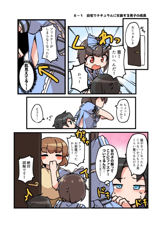 自宅でナチュラルに女装する男子8 [安全地帯] | DLsite 同人