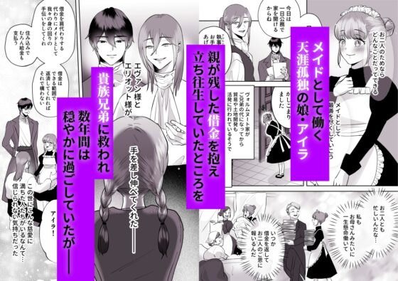 極貧メイドの私が貴族兄弟に溺愛される [リブスト] | DLsite がるまに