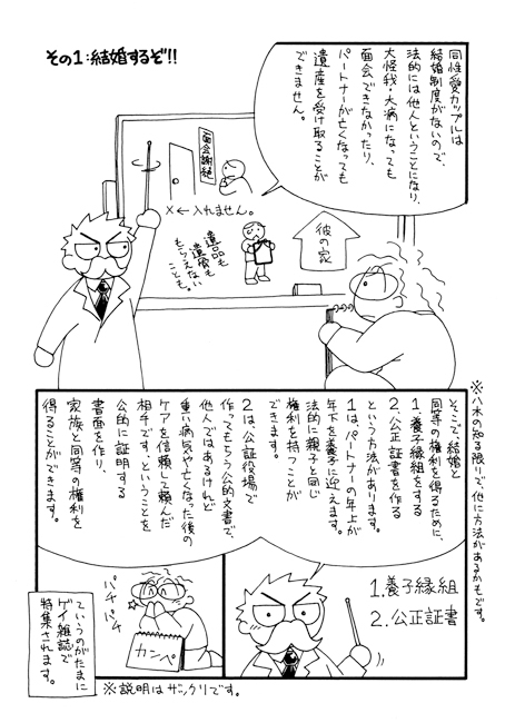 ゲイ・オタ・コン ～オタクのゲイカップルが結婚する方法。～ [郵便屋] | DLsite がるまに