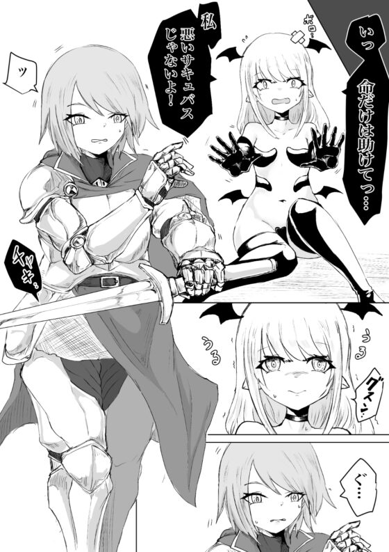 サキュバスの大冒険～勇者様の仲間になったフリして姫様との初夜に無理矢理オチン〇ン寝取っちゃったお話 [ぱ～みっしょん] | DLsite 同人 - R18