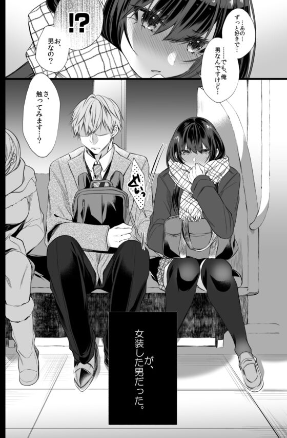 電車で毎日隣に座って来る可愛い子が女装した男だった [顔厨王国] | DLsite 同人 - R18