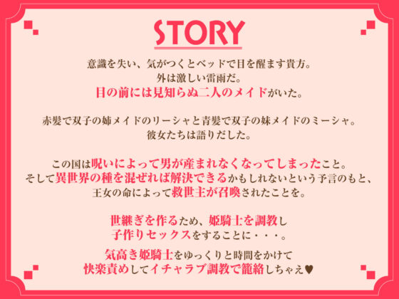 くっころ姫騎士の快楽アヘ堕ちあまあま調教〜男が産まれない異世界へ召喚された俺がヒロインを充てがわれて子作りエッチ2〜(りふれぼコミック) - FANZA同人