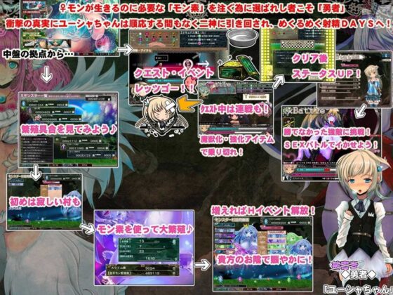 Lv1勇者が女神・邪神と♀モンスター繁殖計画始めました！(蒼見鳥) - FANZA同人