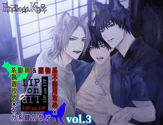 「LIPonLIP vol.3 堅物系不器用攻め&腹黒系執着攻め×ネガ系健気受け」 [Endless Knot] | DLsite がるまに