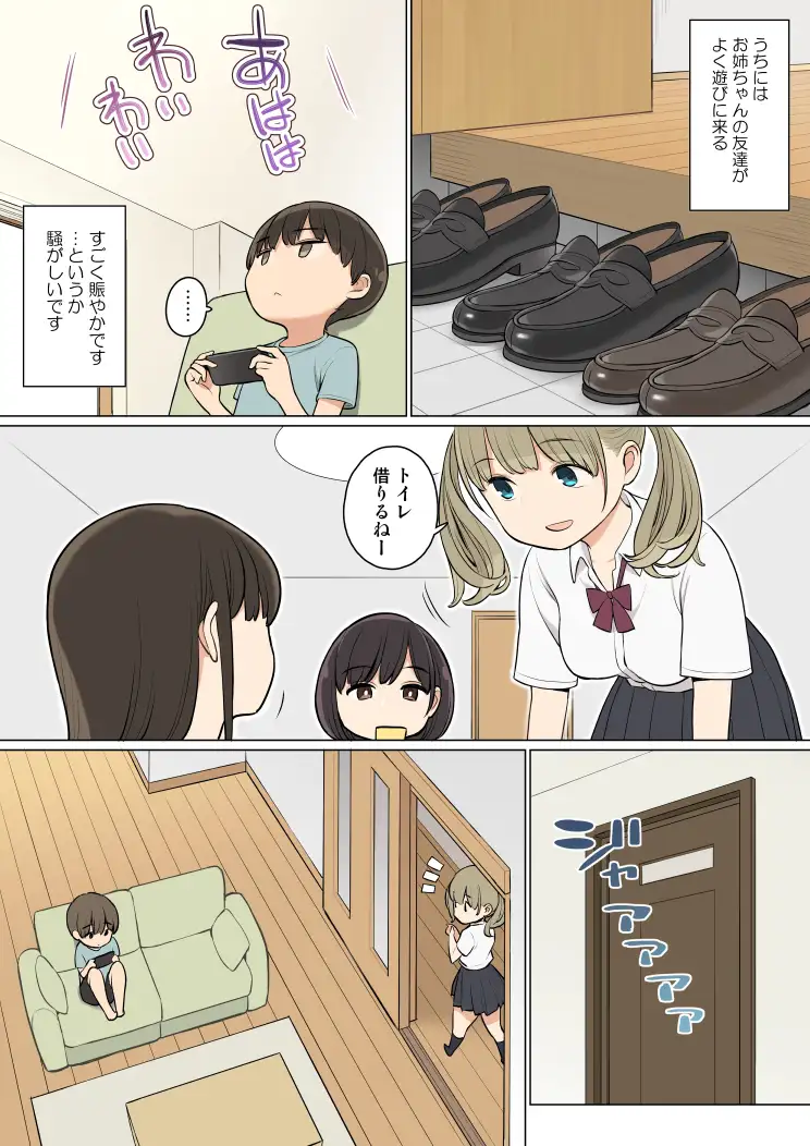 お姉ちゃんの友達がエッチな人ばかりだったから [ひぐま屋] | DLsite 同人 - R18