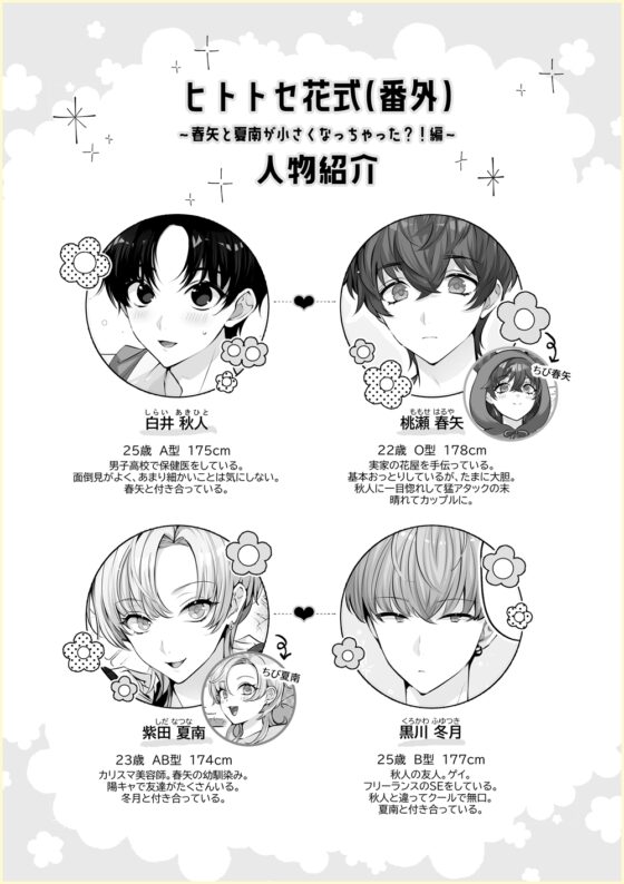 ヒトトセ花式番外～春矢と夏南が小さくなっちゃった?!編～ [LILIUM] | DLsite がるまに