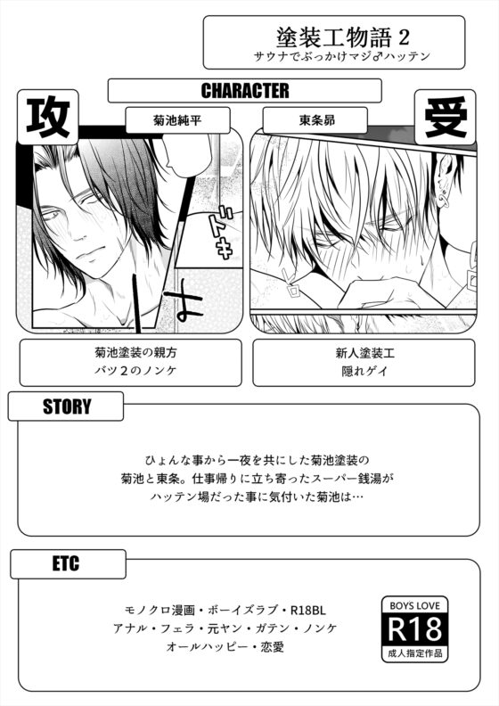 塗装工物語2～サウナでぶっかけマジ♂ハッテン～ [ANARCHYSEVEN] | DLsite がるまに