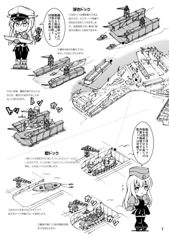軍艦のつくり方・前編 (戦艦ビスマルク・船体建造編) [オペレーション・ボックス] | DLsite 同人
