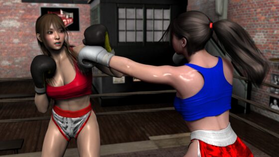 Boxing: Emi VS Qiuyue Part 1 [VariedCombat] | DLsite 同人