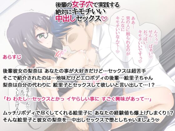 後輩の女子穴で実践する絶対にキモチいい中出しセックス [あまがみ堂] | DLsite 同人 - R18