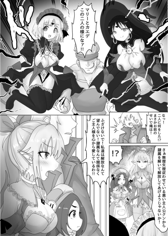異世界転生した主人公はヒロインを他の転生者に寝取られる【奴隷エルフ編】 [Tキャノン] | DLsite 同人 - R18