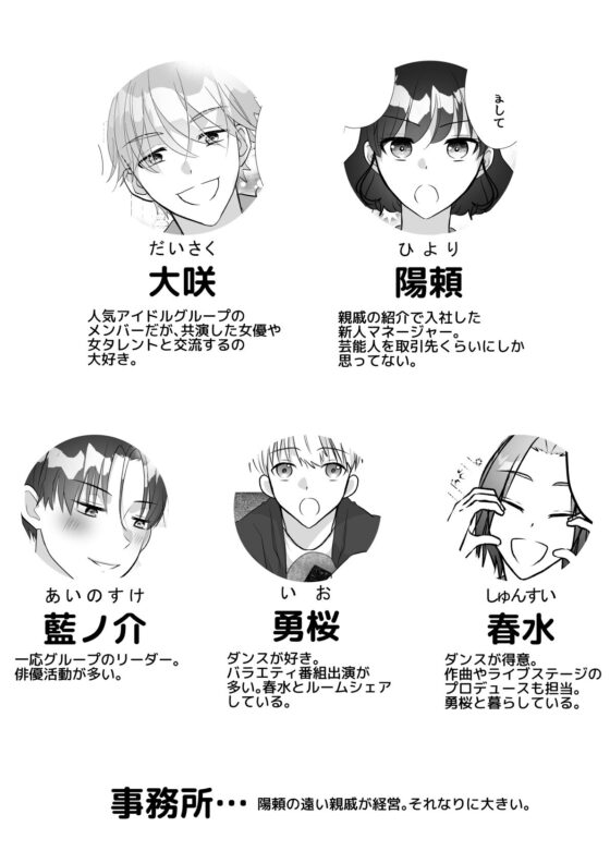 人気アイドルは新人マネージャーで欲を満たす。 [粋属館] | DLsite がるまに