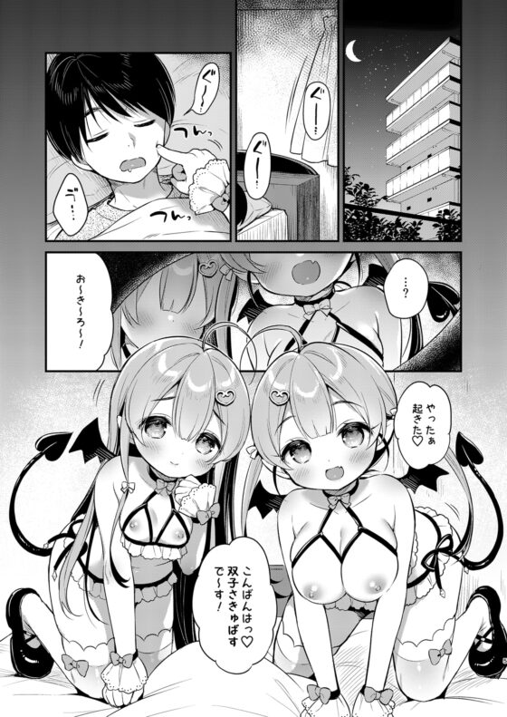 とつげき双子さきゅばすちゃん [Usacastle] | DLsite 同人 - R18