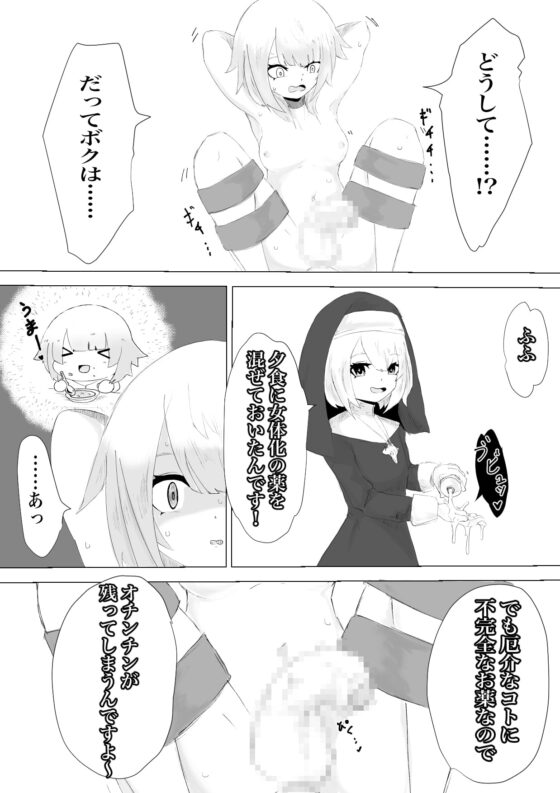 邪教シスターに女体化されオチン〇ンを没収されるお話 [ぱ～みっしょん] | DLsite 同人 - R18