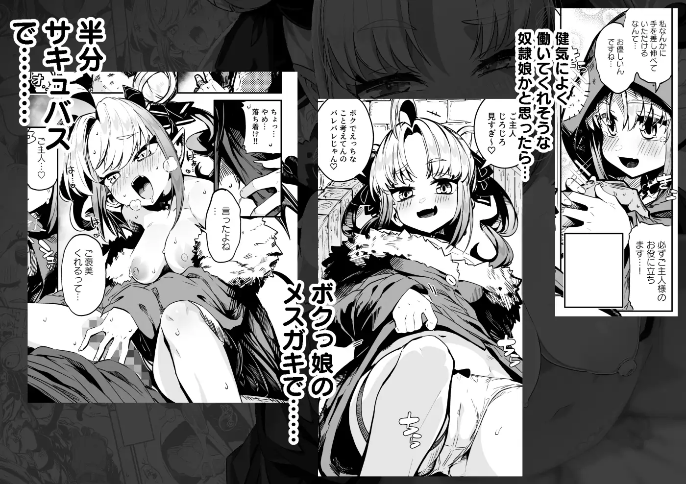 ねぇご主人 今日の「ごほうび」まだぁ? ボクッ娘メ○ガキハーフサキュバス奴○娘にごほうび生活 [まんねんドコドコドンドドコ] | DLsite 同人 - R18