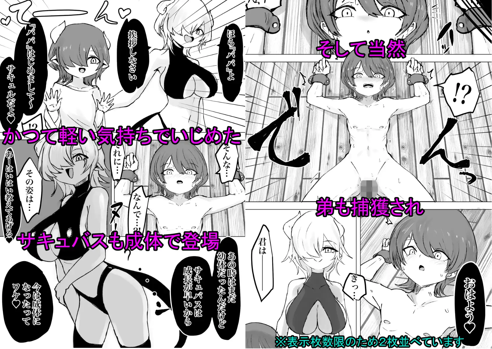 捕まっているサキュバスをオチンチンでいじめたら報復されたお話 [ぱ～みっしょん] | DLsite 同人 - R18