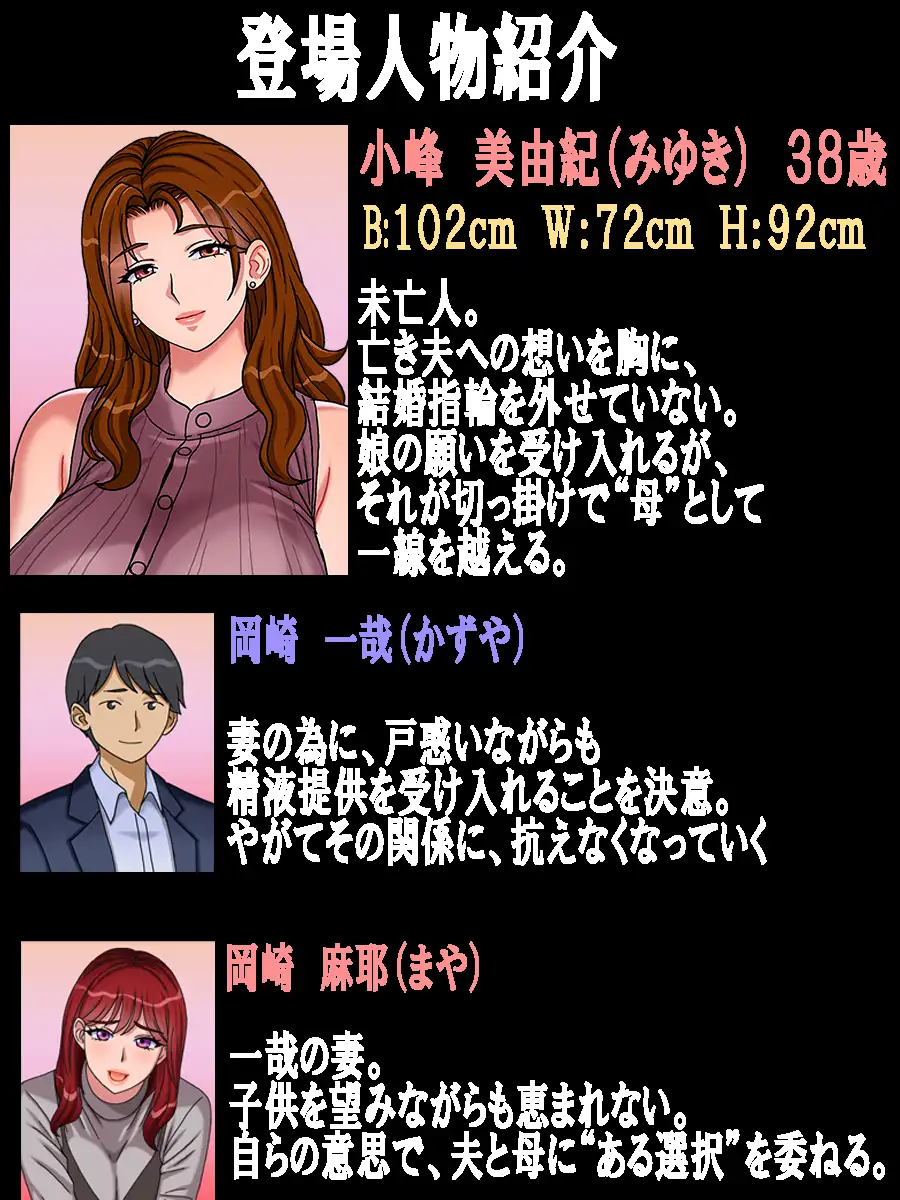 搾精義母に生種付け  妻公認の代理懐胎 [地下室] | DLsite 同人 - R18