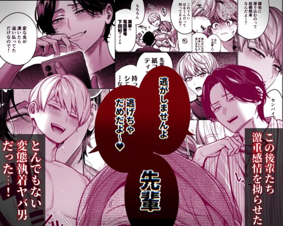 【上巻】ひみつのうらあかうんと～ちょっとえっちな趣味がド変態執着質な後輩たちにバレてしまったら～(コミック) [parasite garden] | DLsite がるまに